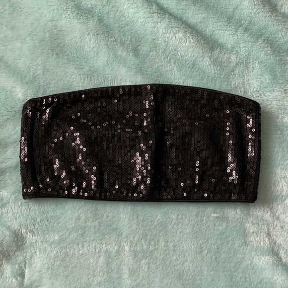 NWOT Express Sequin Bandeau - Picture 1 of 2